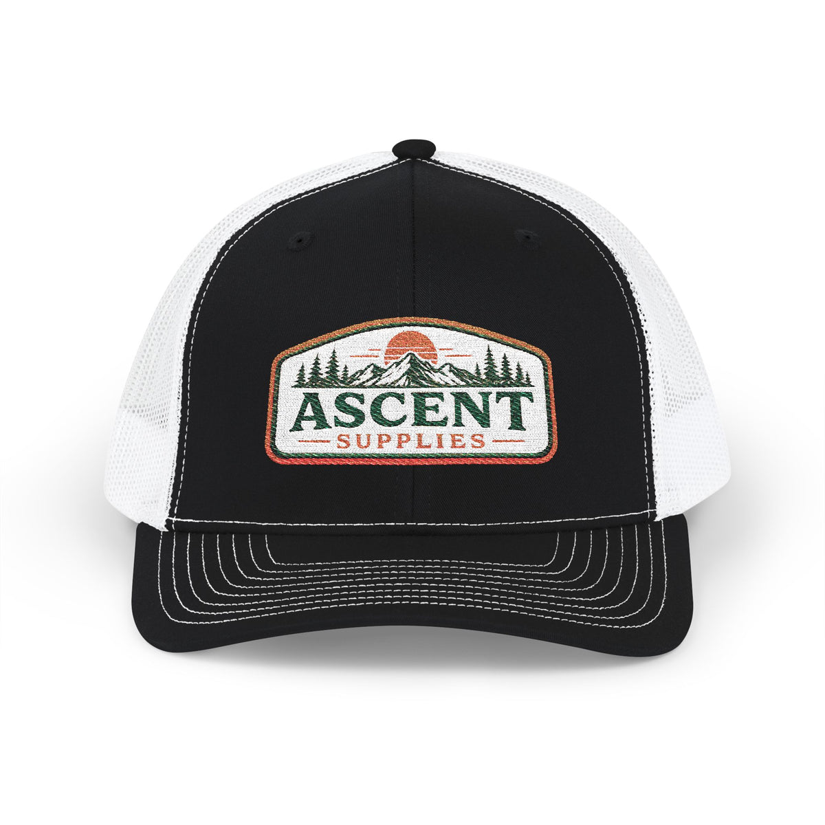 Ascent Supplies Trucker Cap — Outdoor Hiking Patch Snapback