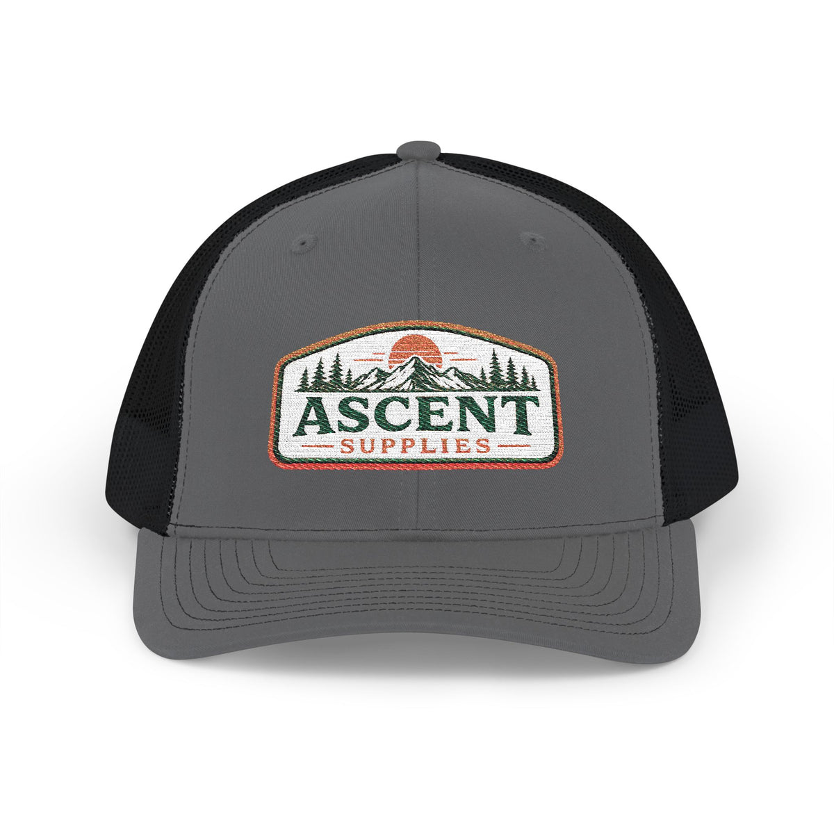Ascent Supplies Trucker Cap — Outdoor Hiking Patch Snapback