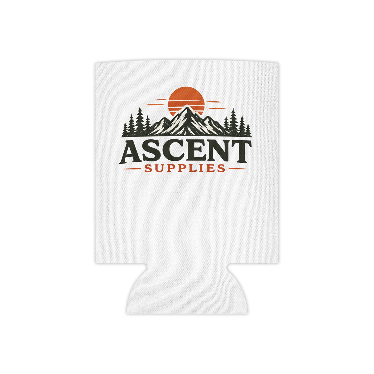Can Cooler — Ascent Supplies Logo Koozie (Outdoor Camping & Hiking Beverage Insulator)