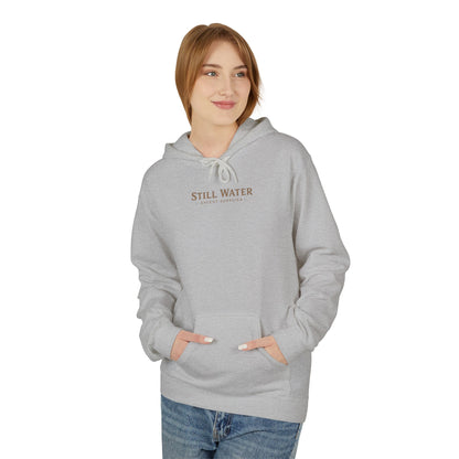 Still Water Hoodie – Vintage Lake Sunset Graphic Pullover