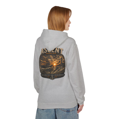 Ascent Supplies Last Cast Hoodie — Surf & Ocean Travel Graphic Hoodie