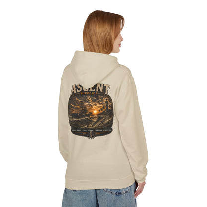 Ascent Supplies Last Cast Hoodie — Surf & Ocean Travel Graphic Hoodie