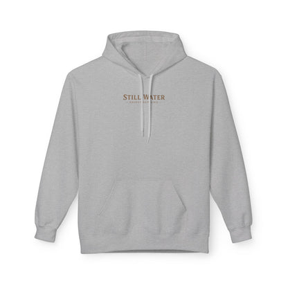 Still Water Hoodie – Vintage Lake Sunset Graphic Pullover