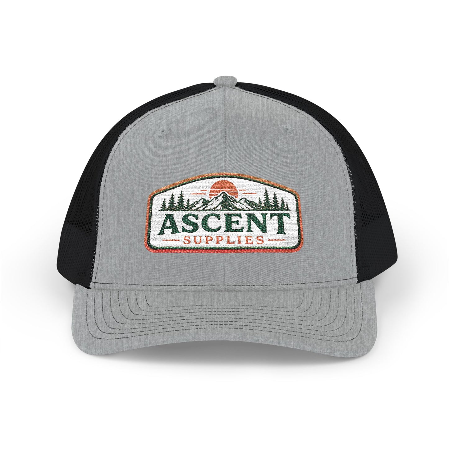 Ascent Supplies Trucker Cap — Outdoor Hiking Patch Snapback
