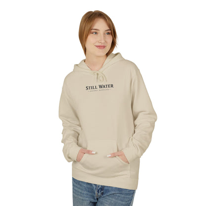 Still Water Hoodie – Vintage Lake Sunset Graphic Pullover
